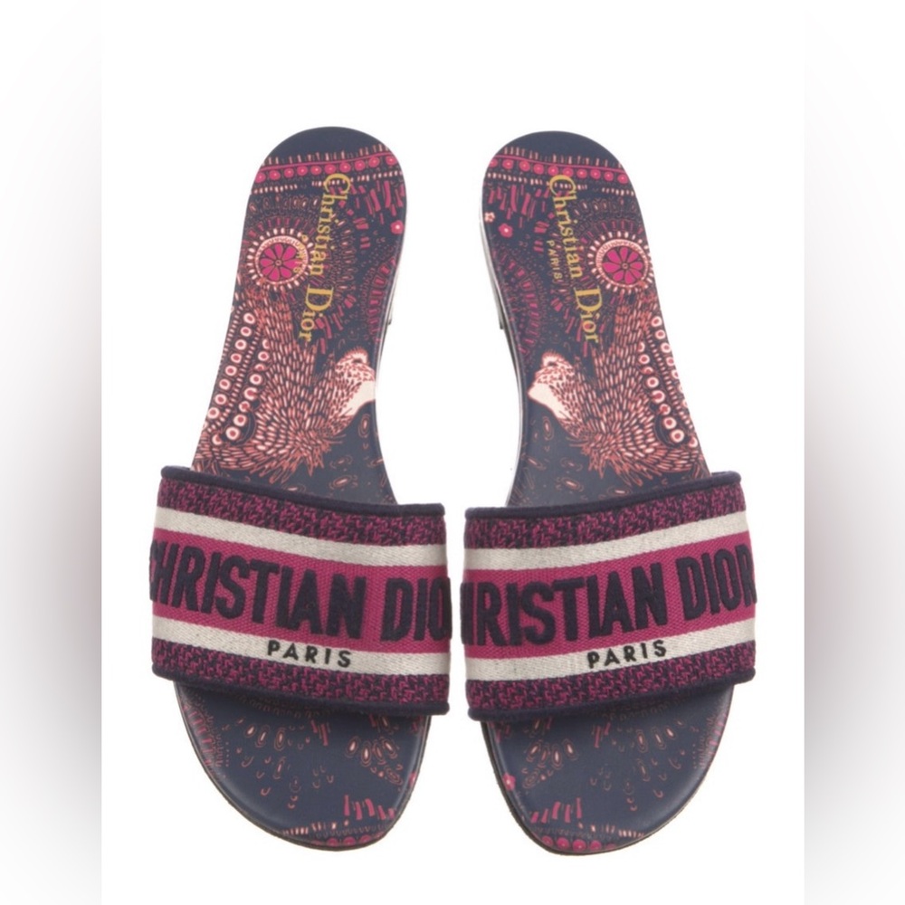 Christian Dior Canvas Slides